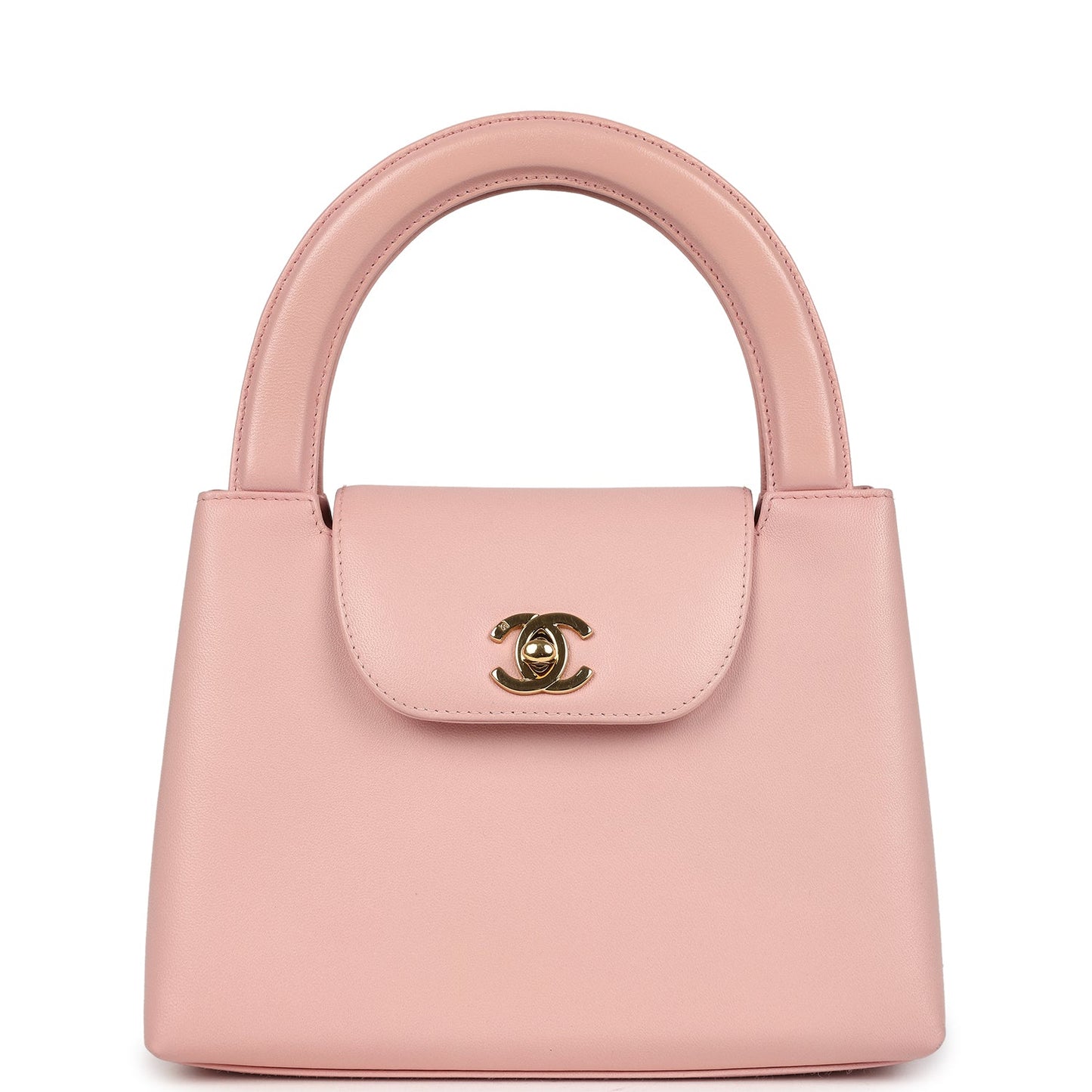 Chanel  Small Kelly Pink Lambskin Gold Hardware