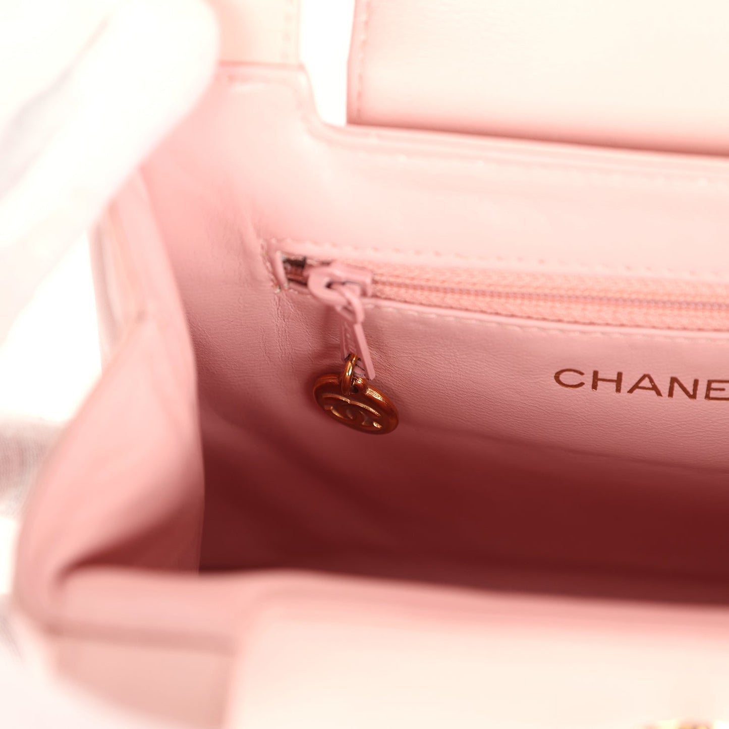 Chanel  Small Kelly Pink Lambskin Gold Hardware
