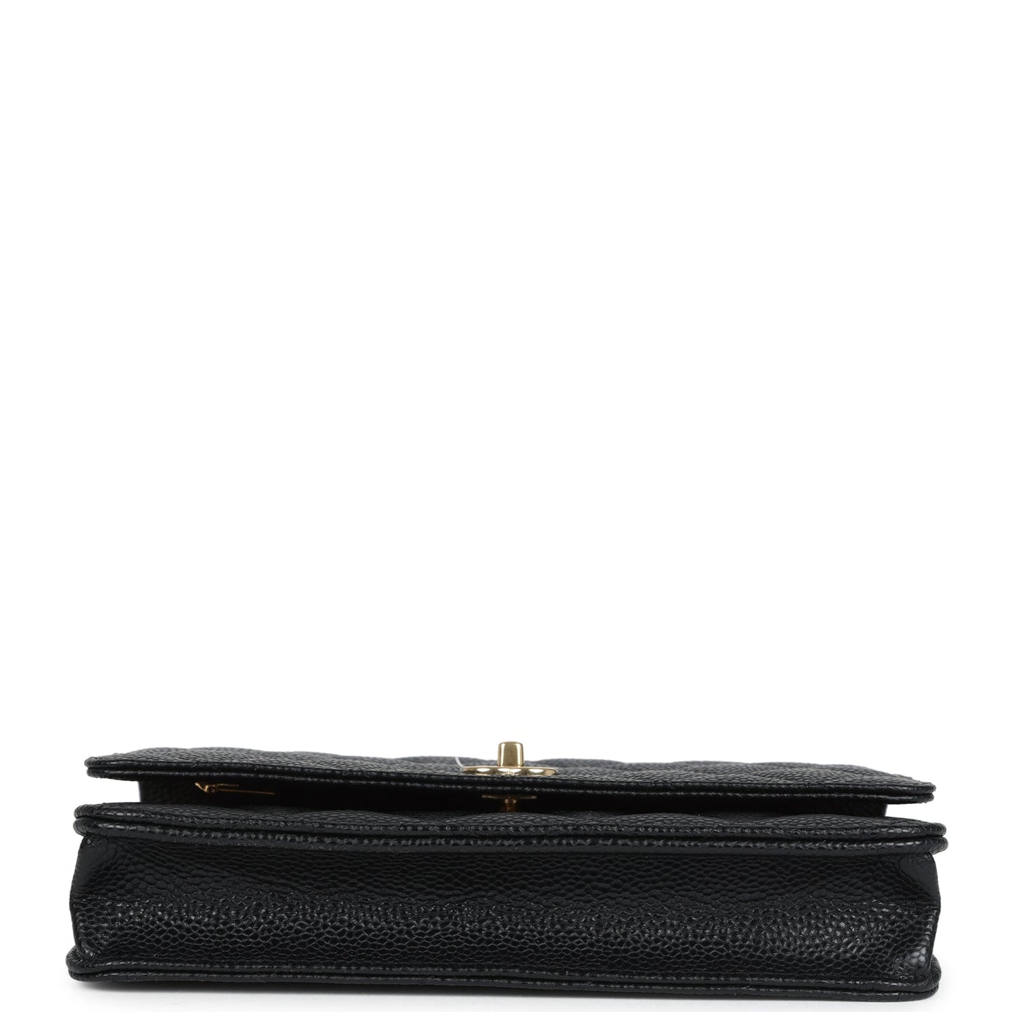 Chanel Wallet On Chain WOC Black Caviar Gold Hardware