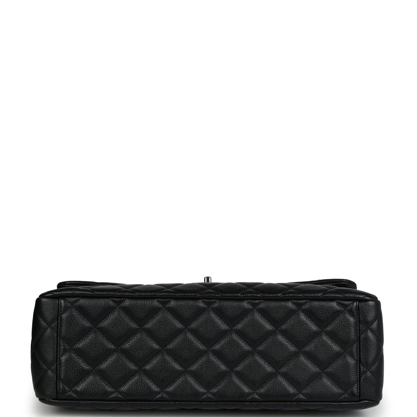 Chanel XXL Classic Single Flap Bag SO Black Shiny Caviar Ruthenium Hardware