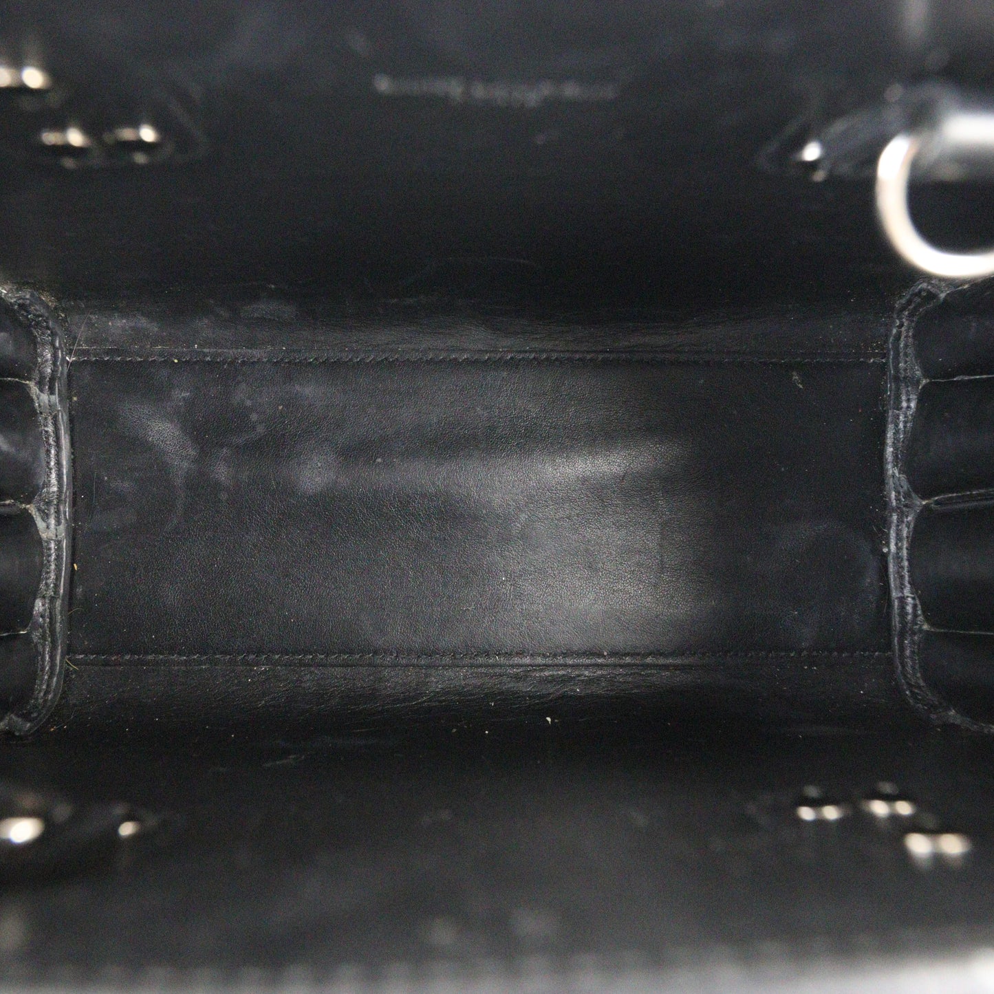 Saint Laurent Sac de Jour Baby Croc Embossed