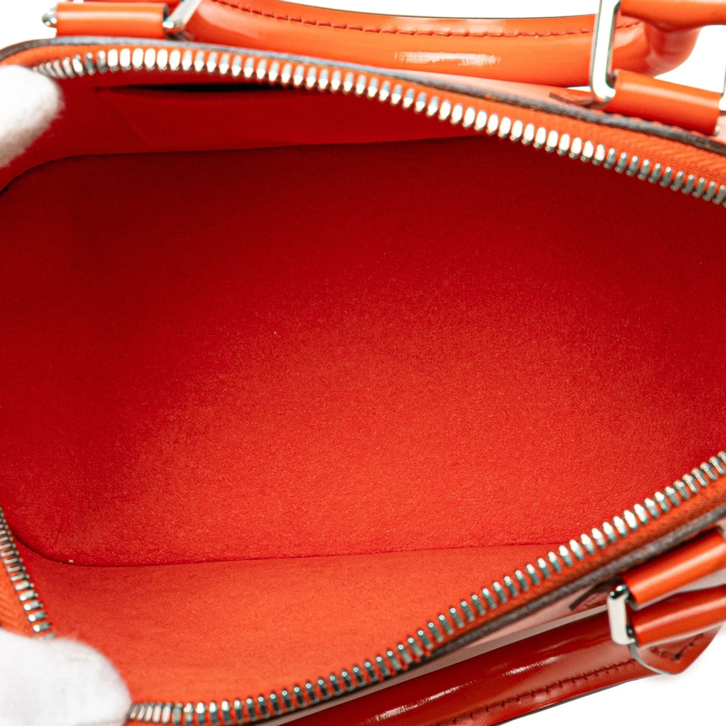 Orange Louis Vuitton Epi Alma BB Satchel