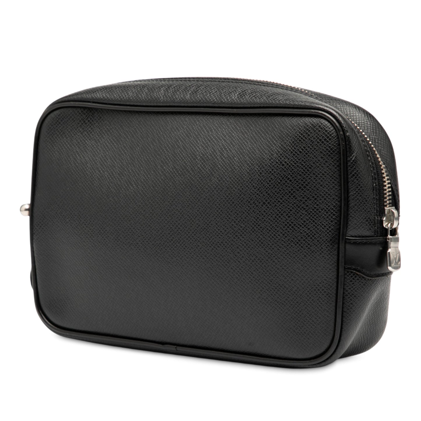 Black Louis Vuitton Taiga Pochette Kaluga Clutch Bag