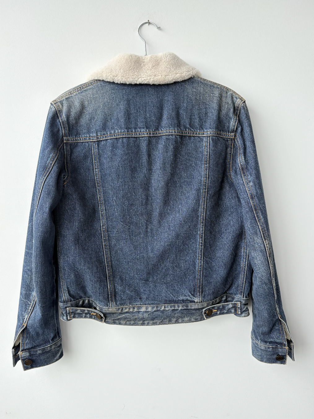 Yves Saint Laurent Paris Denim Shearing Jacket
