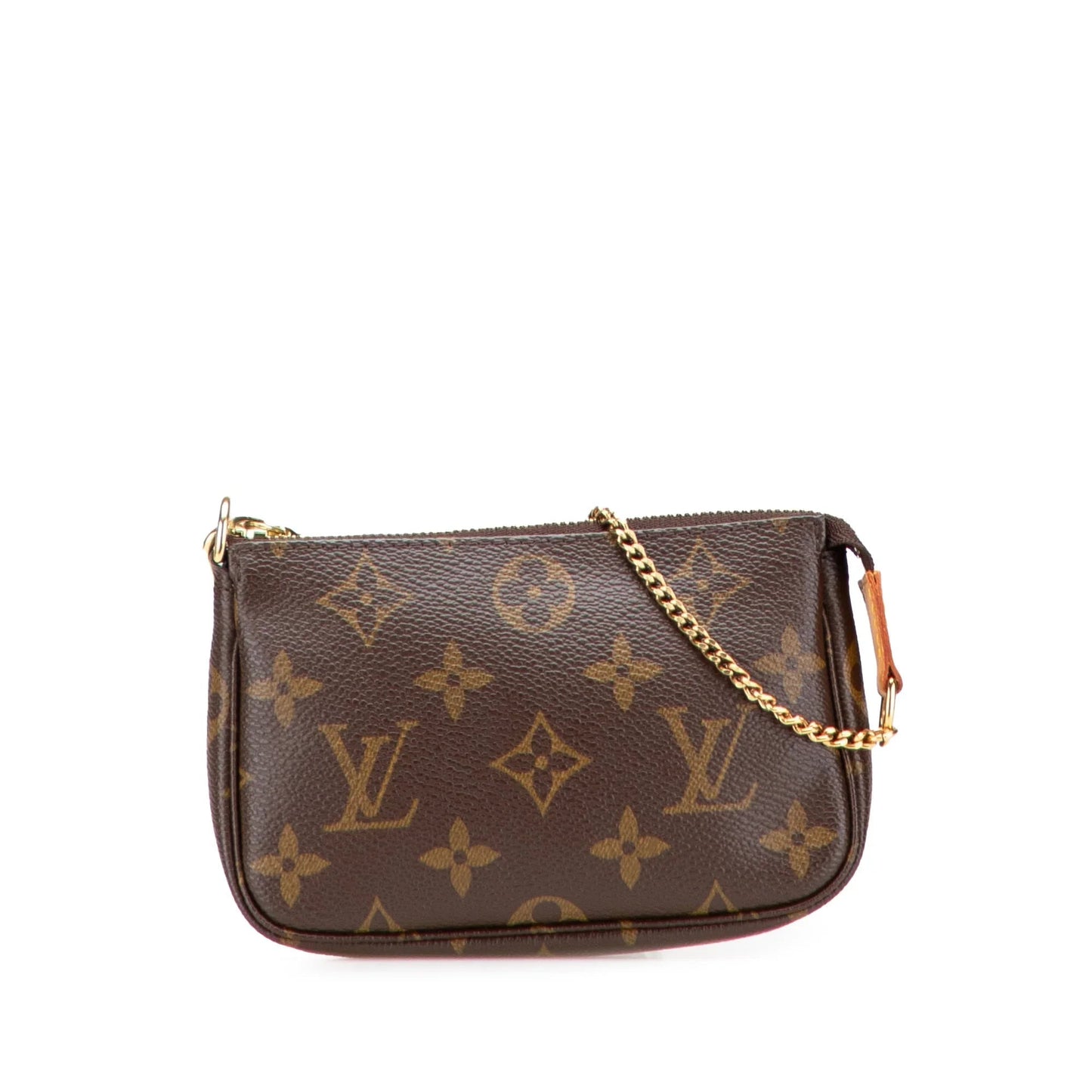 Brown Louis Vuitton Monogram Mini Pochette Accessoires Handbag
