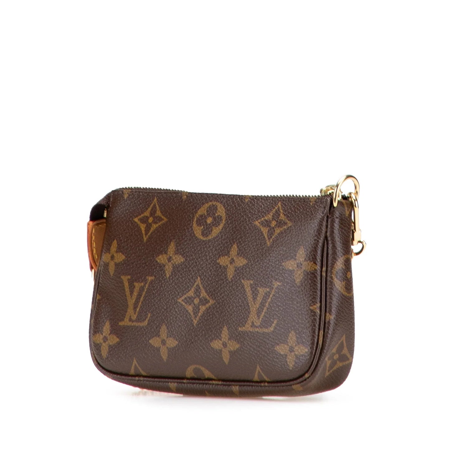 Brown Louis Vuitton Monogram Mini Pochette Accessoires Handbag