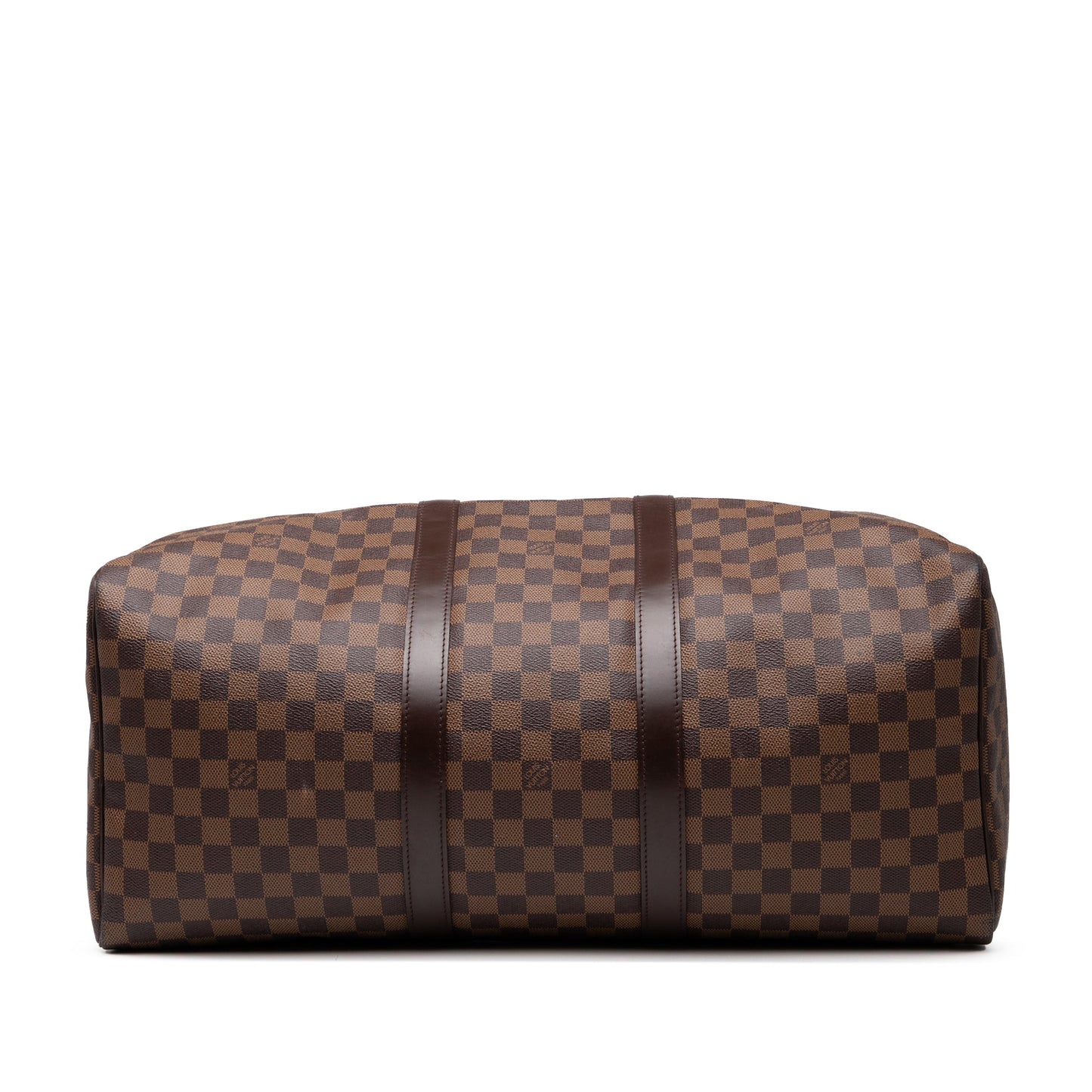 Brown Louis Vuitton Damier Ebene Keepall 50 Travel Bag
