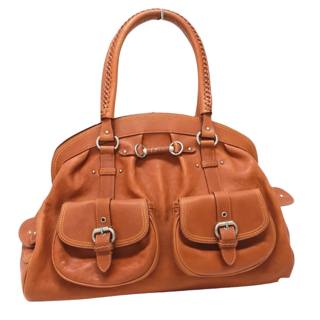 Dior Vintage My Dior Pockets Bag Tan Brown