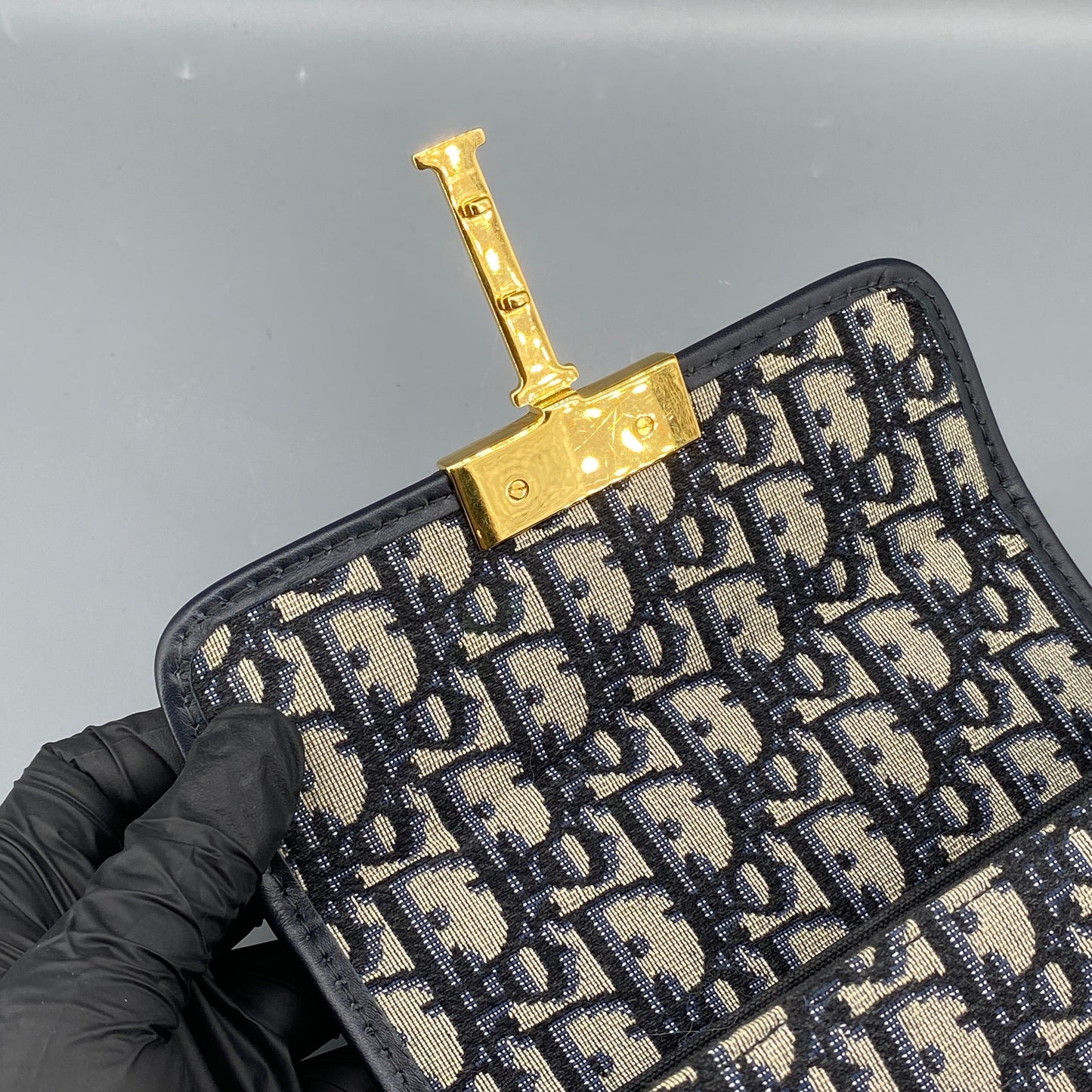 Christian Dior Montaigne Box Oblique Jacquard Crossbody Bag