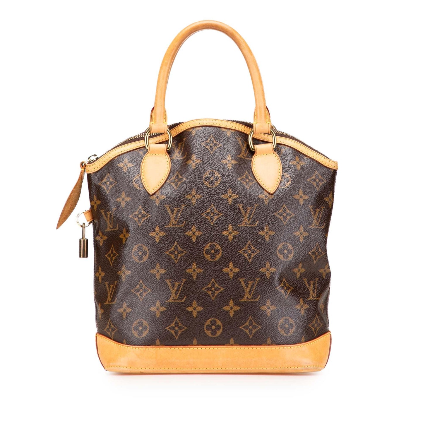 Brown Louis Vuitton Monogram Lockit PM Handbag