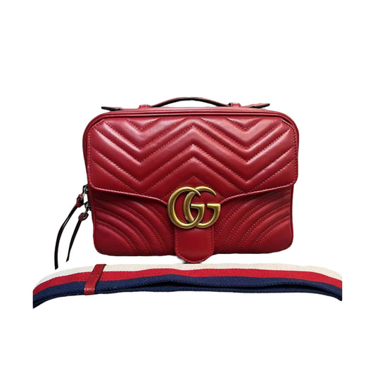 Gucci Leather Top Handle Shoulder Bag