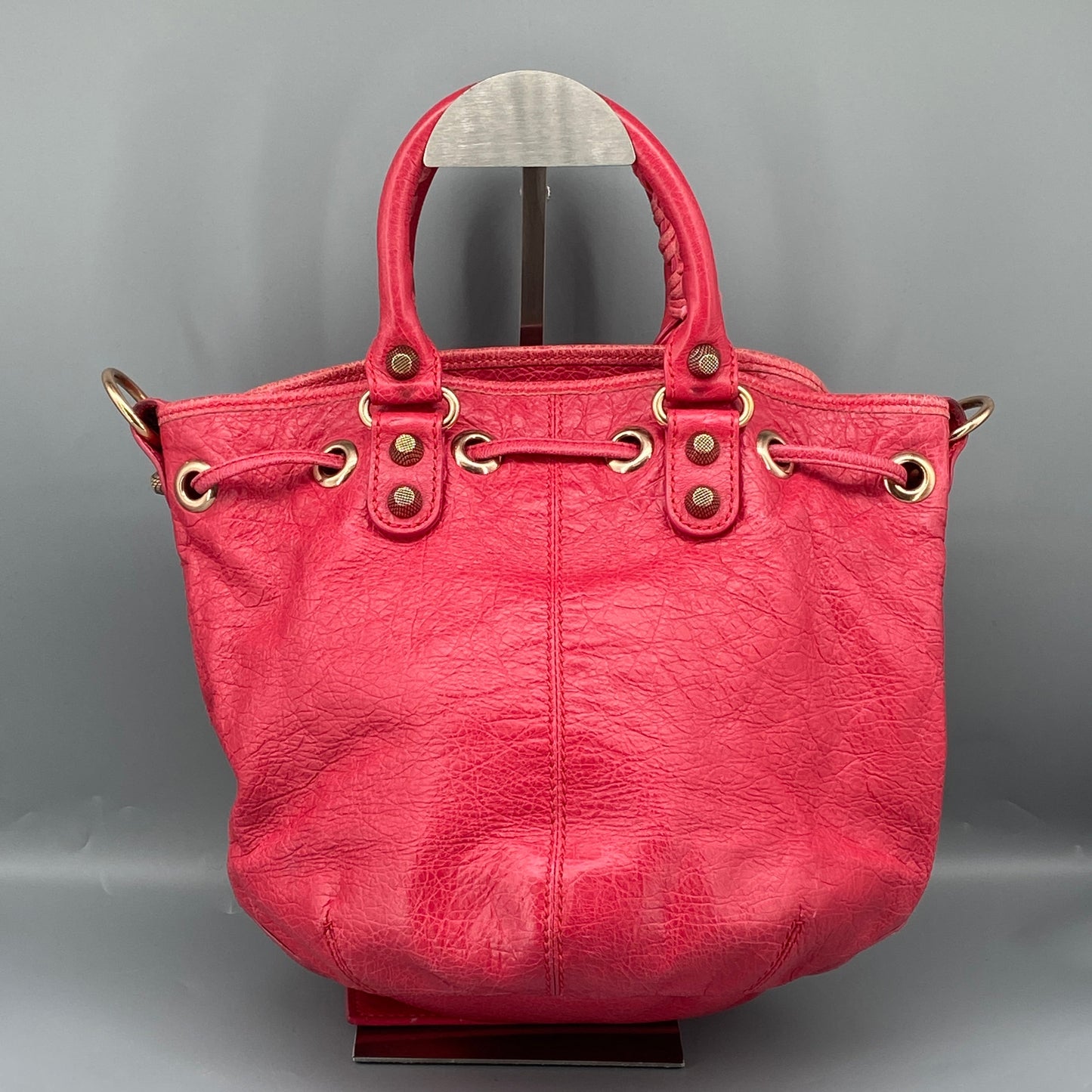 Balenciaga Giant Pompon Bag Pink