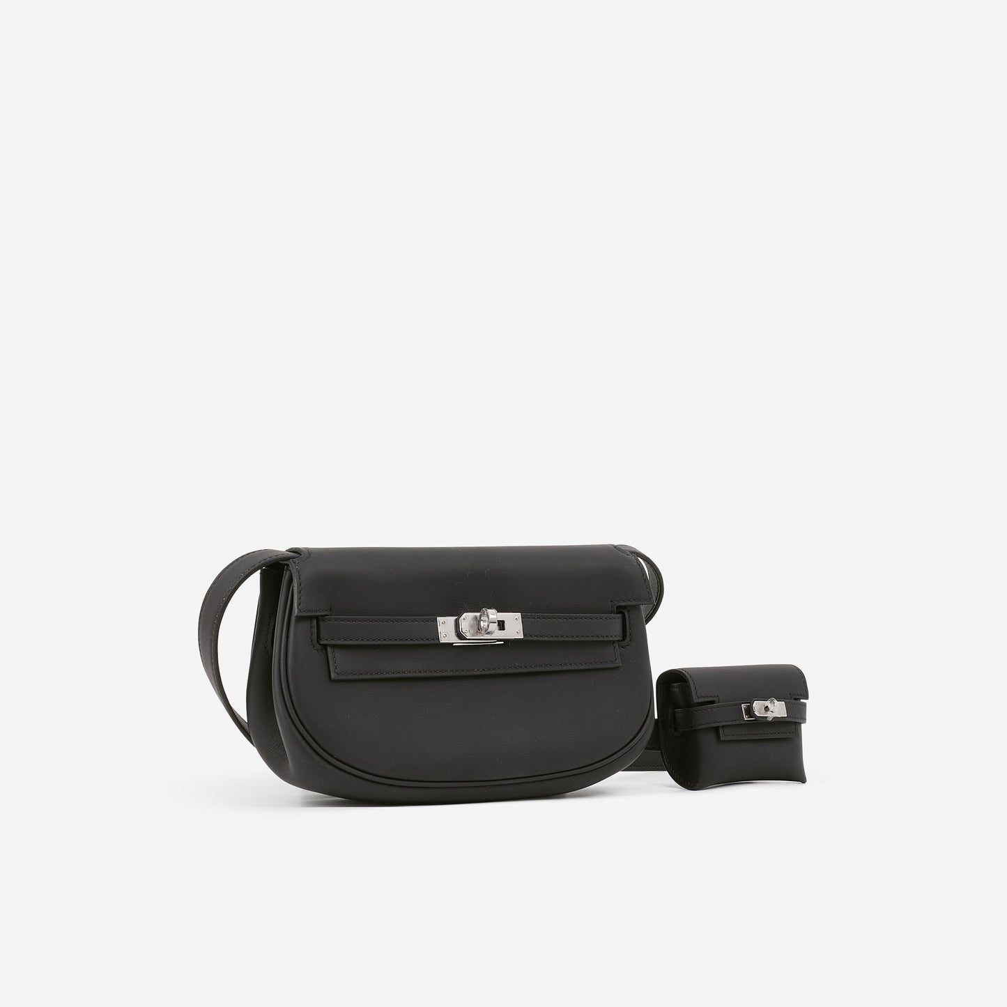 Hermès Kelly Moove - Black Swift | Palladium Hardware