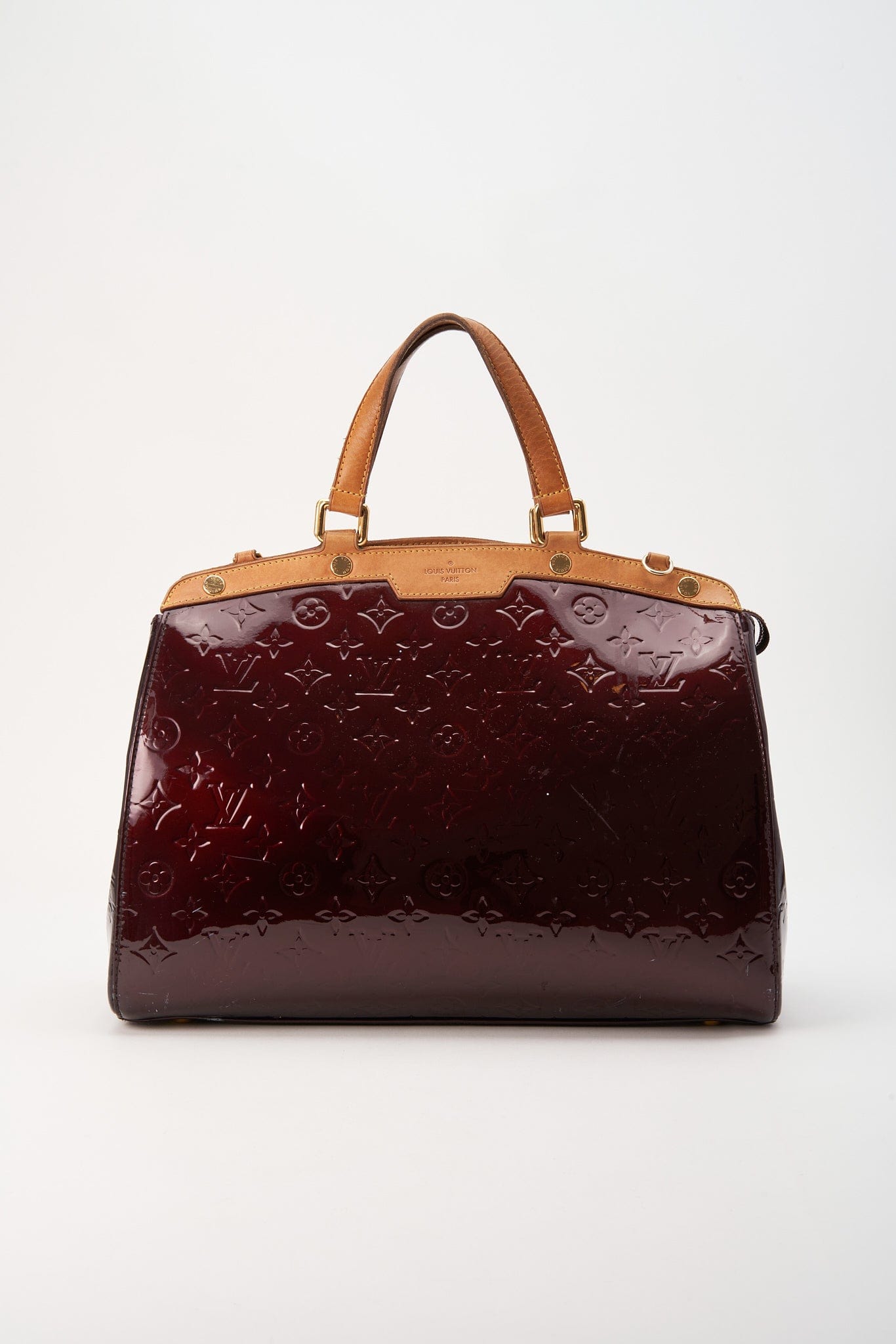 Louis Vuitton Brea GM Bag in Amarante Vernis