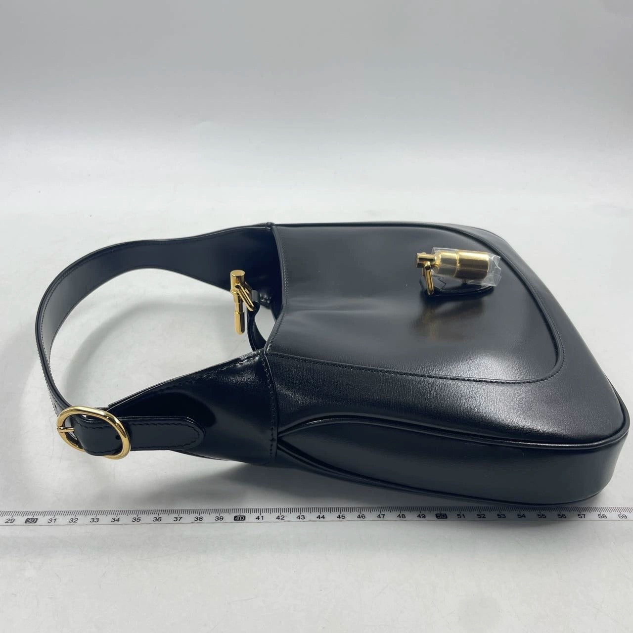 Gucci Jackie 1961 Black Leather Bag with Adjustable Strap Giftable Condition