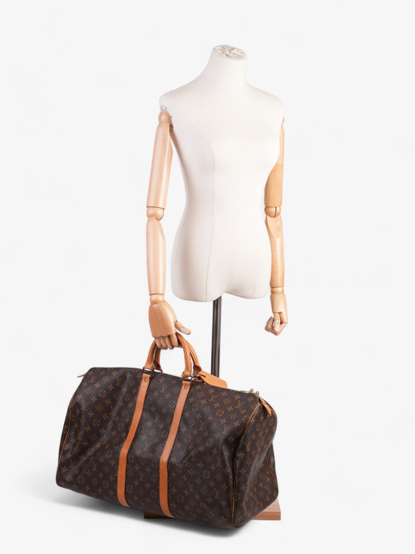 Louis Vuitton Keepall 55 Monogram Coated Canvas