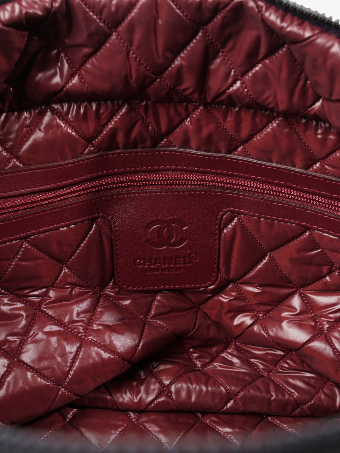 Chanel Cocoon Tote Black Nylon