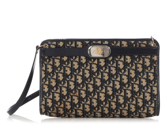 Dior   Navy Diorissimo Shoulder Bag