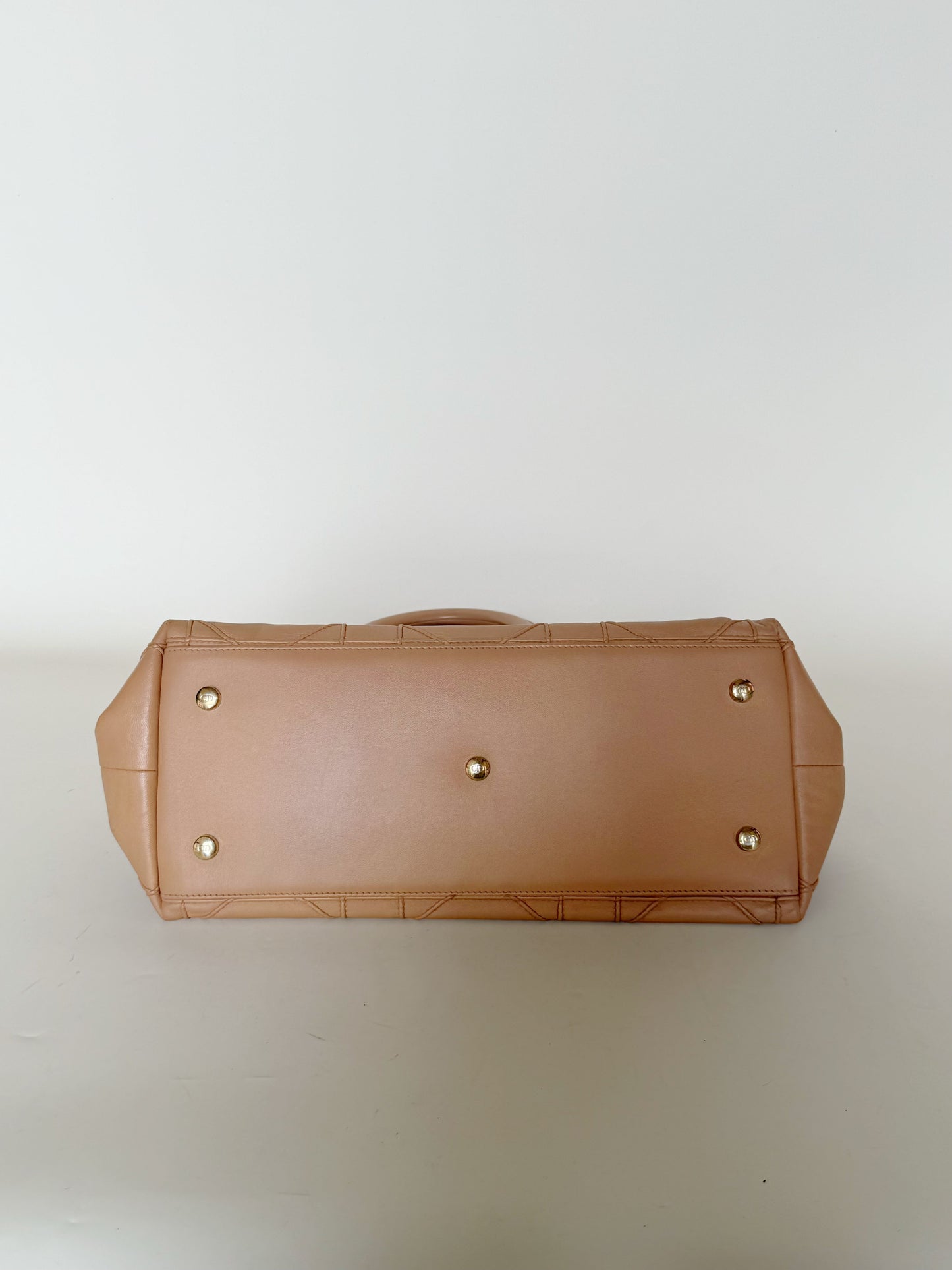 Christian Dior Lambskin Cannage Granville Tote