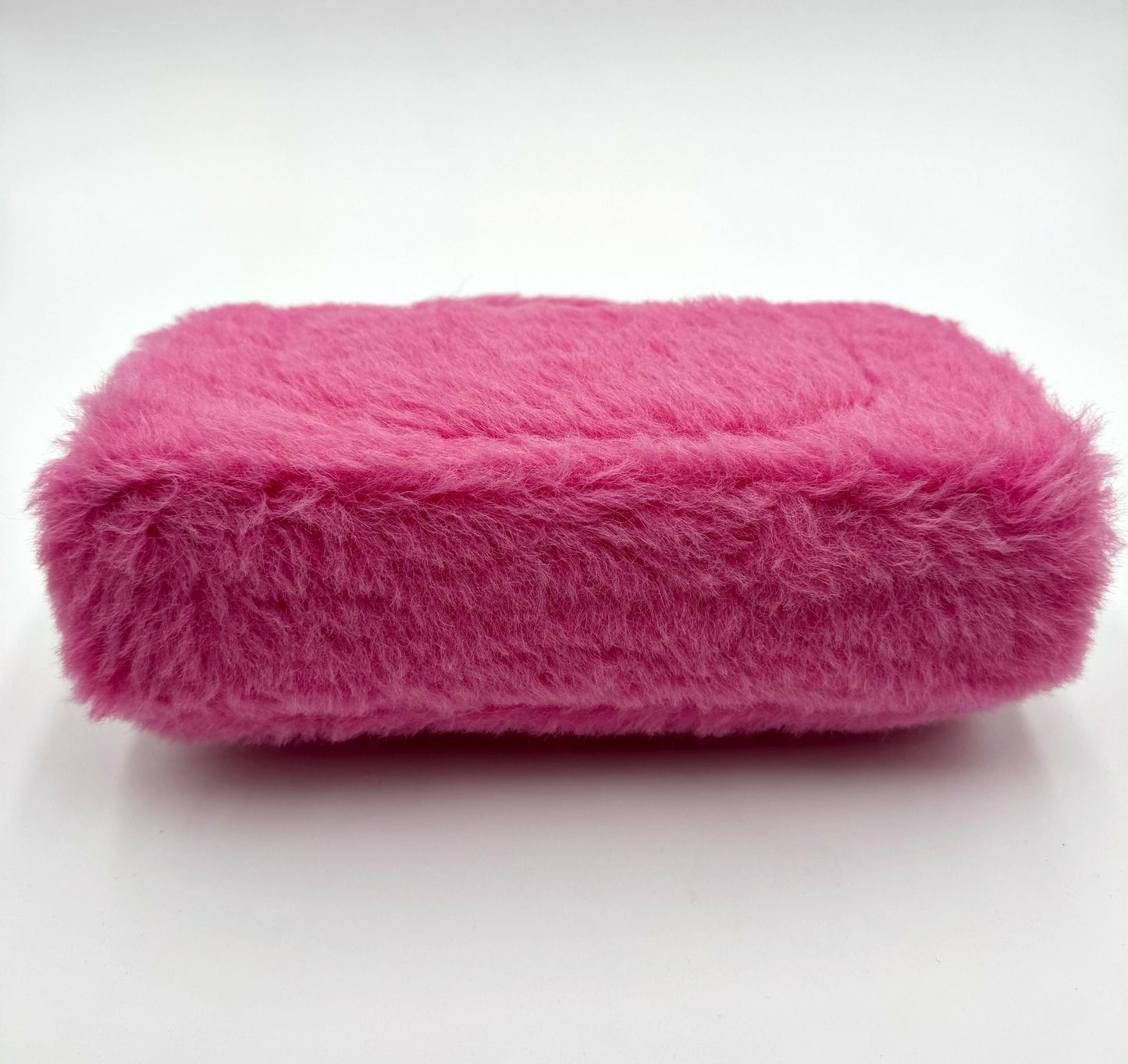 Chanel 1994  Faux Fur Kelly Top Handle in Barbie Pink