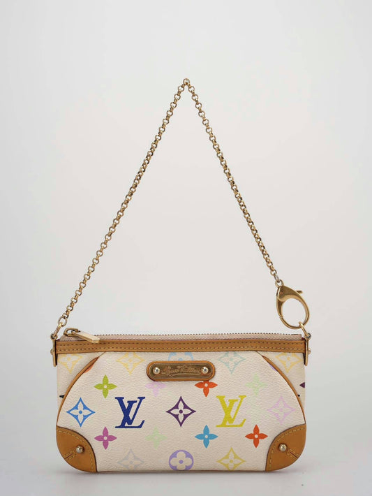 Louis Vuitton  Multicolor 2011 Pochette Milla MM Clutch