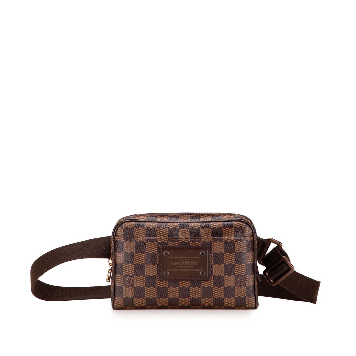 Brown Louis Vuitton Damier Ebene Brooklyn Bum Bag