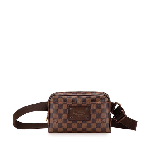 Brown Louis Vuitton Damier Ebene Brooklyn Bum Bag