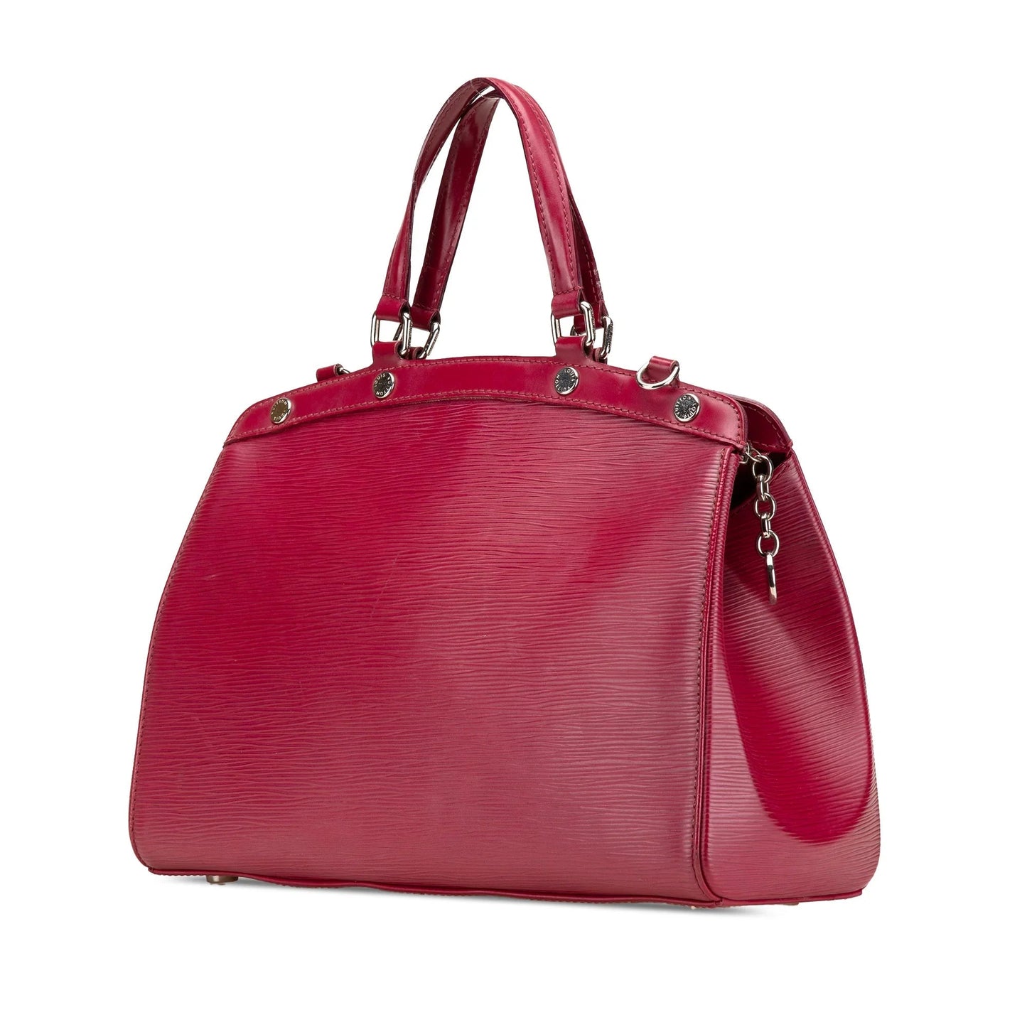 Red Louis Vuitton Epi Brea MM Satchel