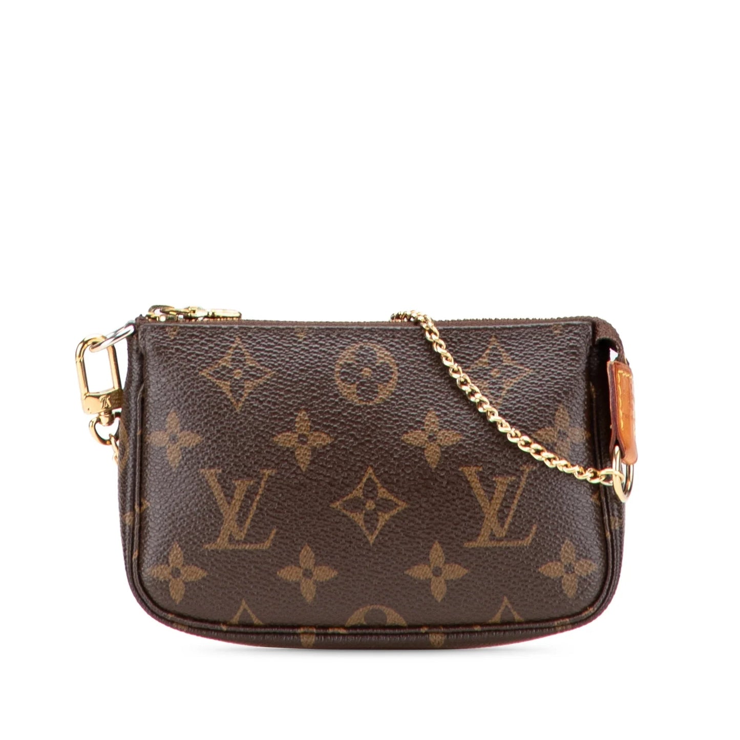 Brown Louis Vuitton Monogram Mini Pochette Accessoires Handbag