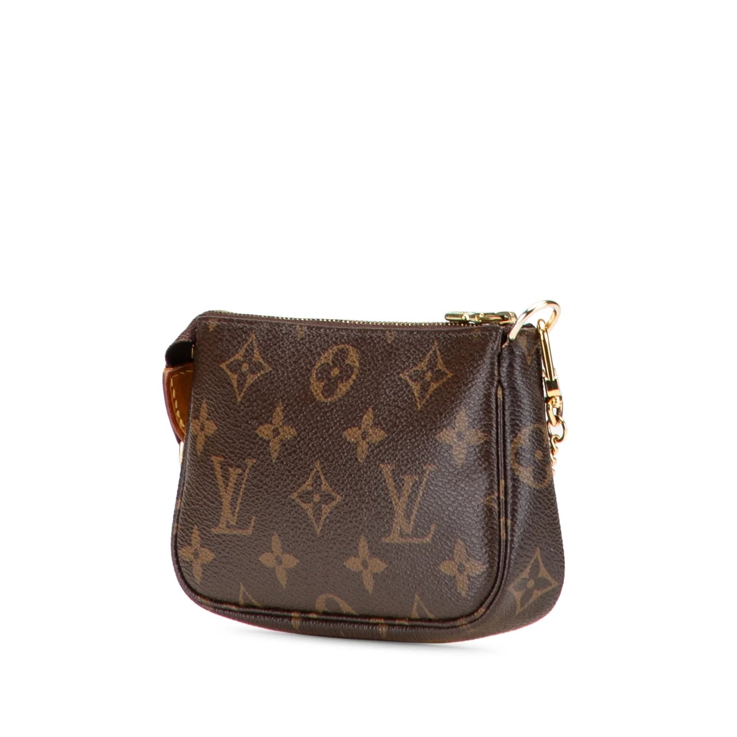 Brown Louis Vuitton Monogram Mini Pochette Accessoires Handbag