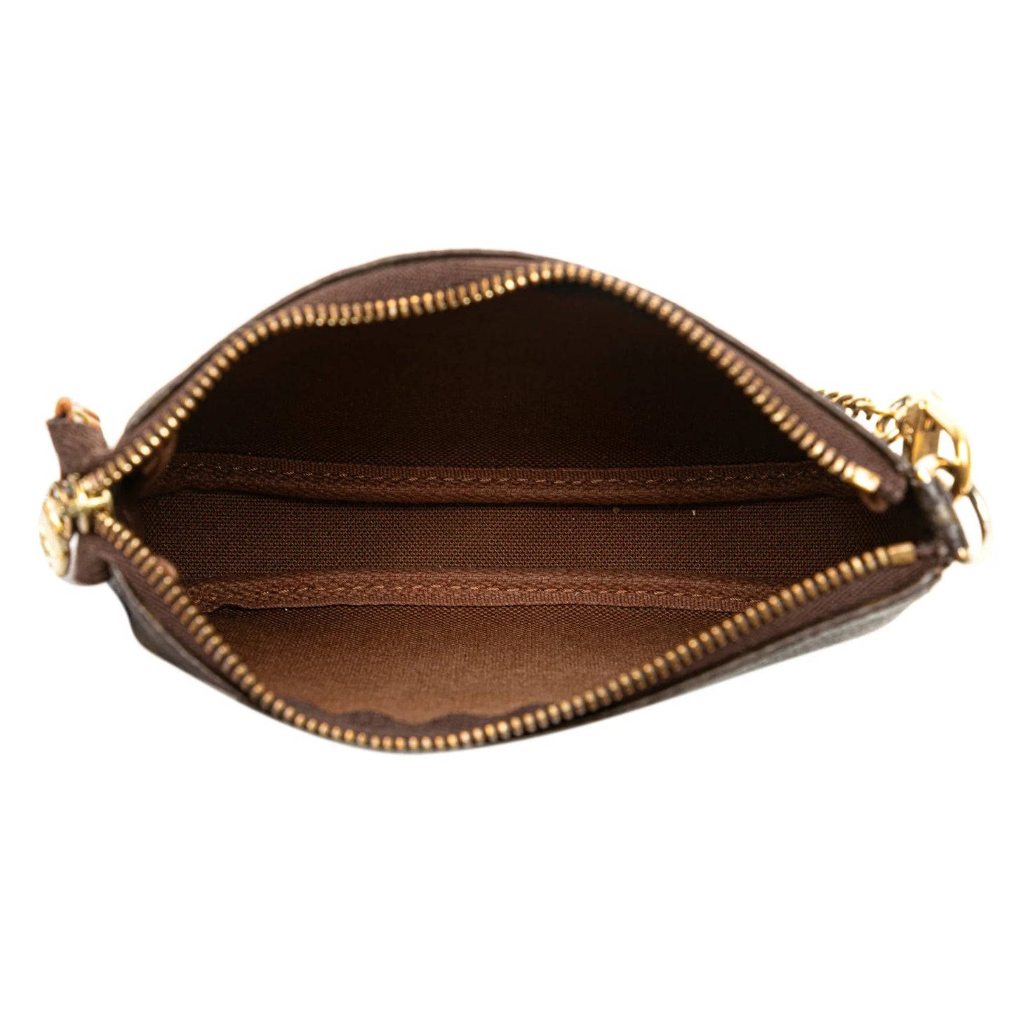 Brown Louis Vuitton Monogram Mini Pochette Accessoires Handbag
