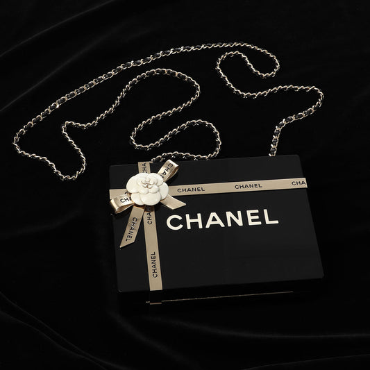 Chanel Black Plexiglass Gift Box MinaudiÃ¨re