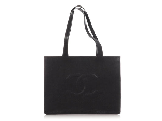 Chanel  XL Black Caviar Tote