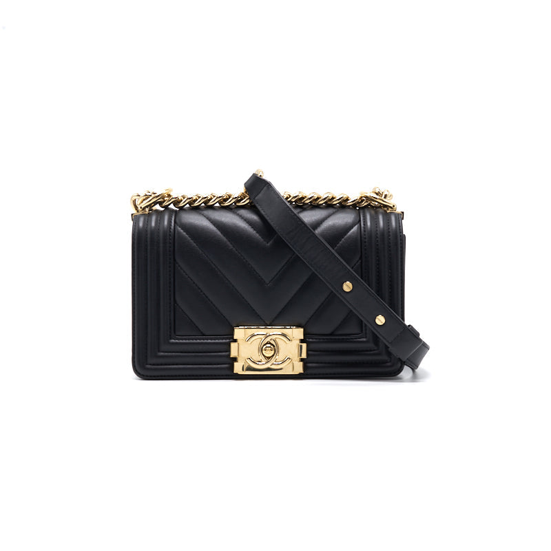 Chanel Small Leboy Calfskin Handbag