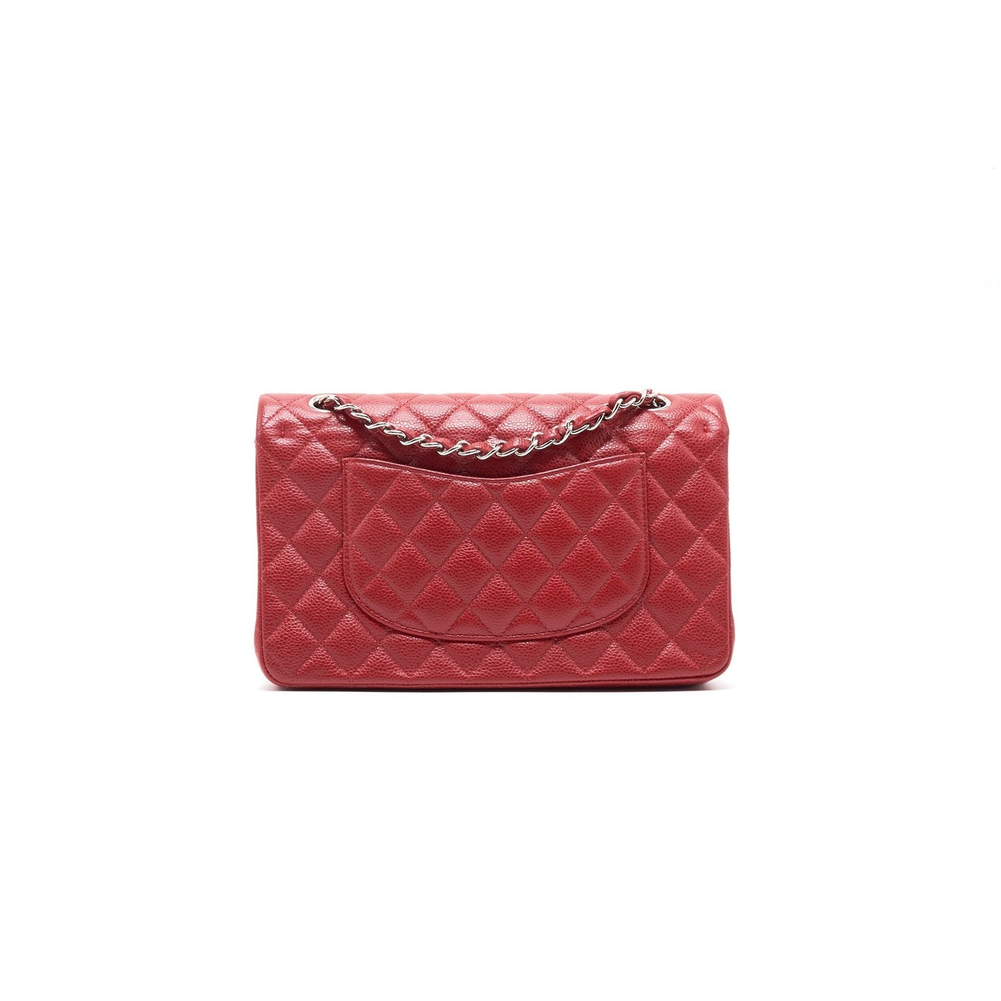 Chanel Classical Double Flap Medium Red Shoulder Bag