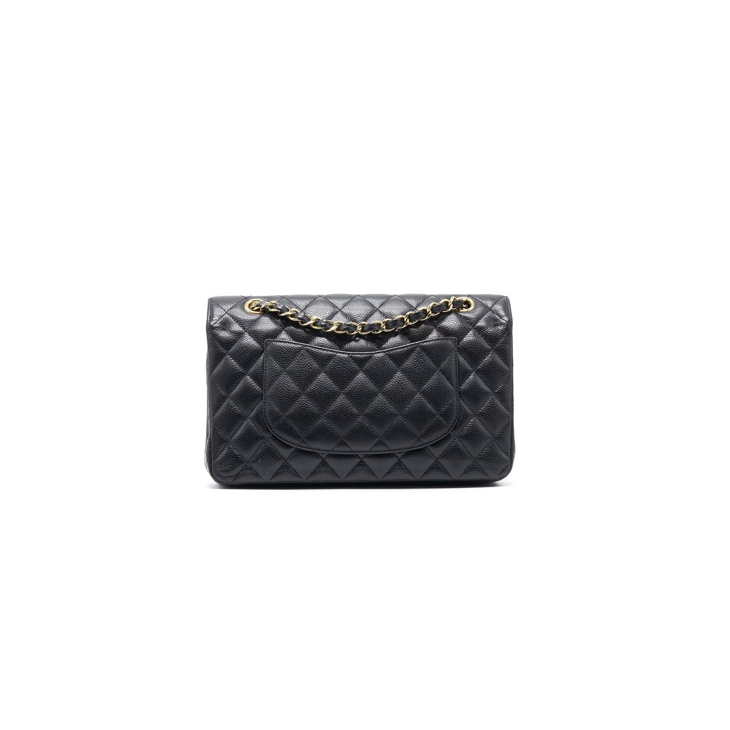 Chanel Classic Medium Double Flap Caviar Shoulder Bag