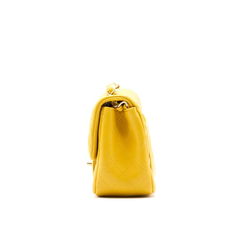 Chanel Lambskin Mini Square Flap Bag
