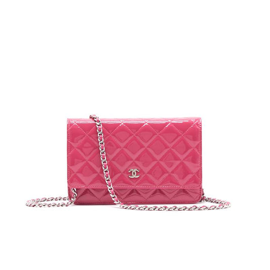Chanel Patent Wallet on Chain Crossbody