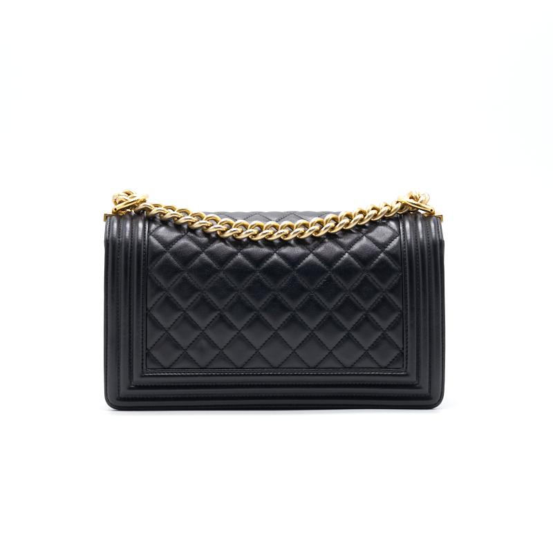 Chanel Calfskin Old Medium Leboy Handbag