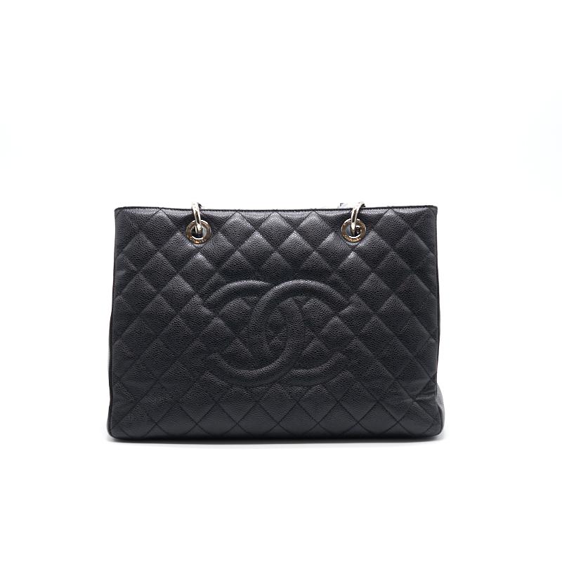 Chanel GST Black with SHW Handbag