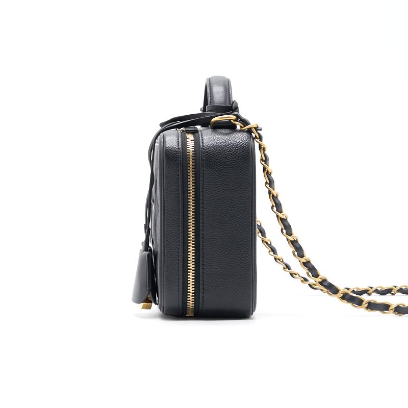 Chanel Vanity Case Medium Black Handbag