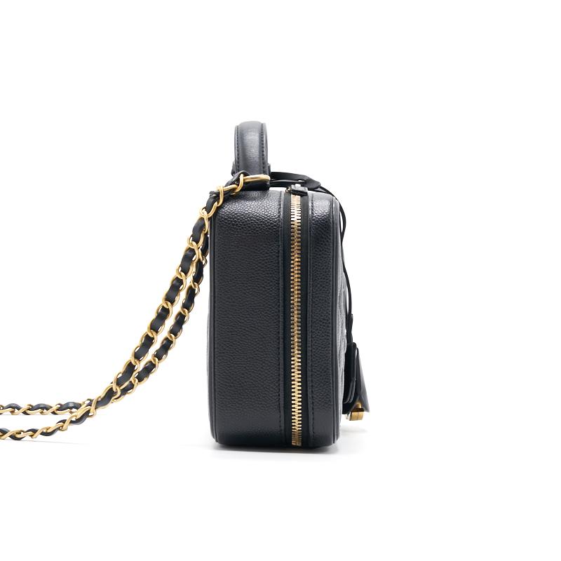 Chanel Vanity Case Medium Black Handbag