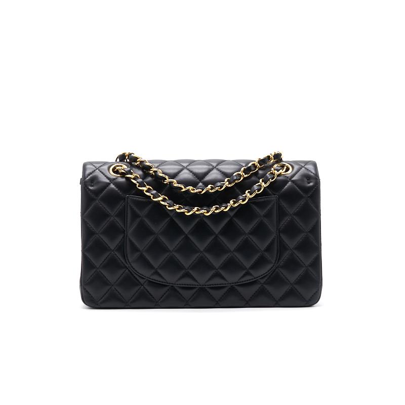 Chanel Classic Medium Double Flap Lambskin with GHW Shoulder Bag