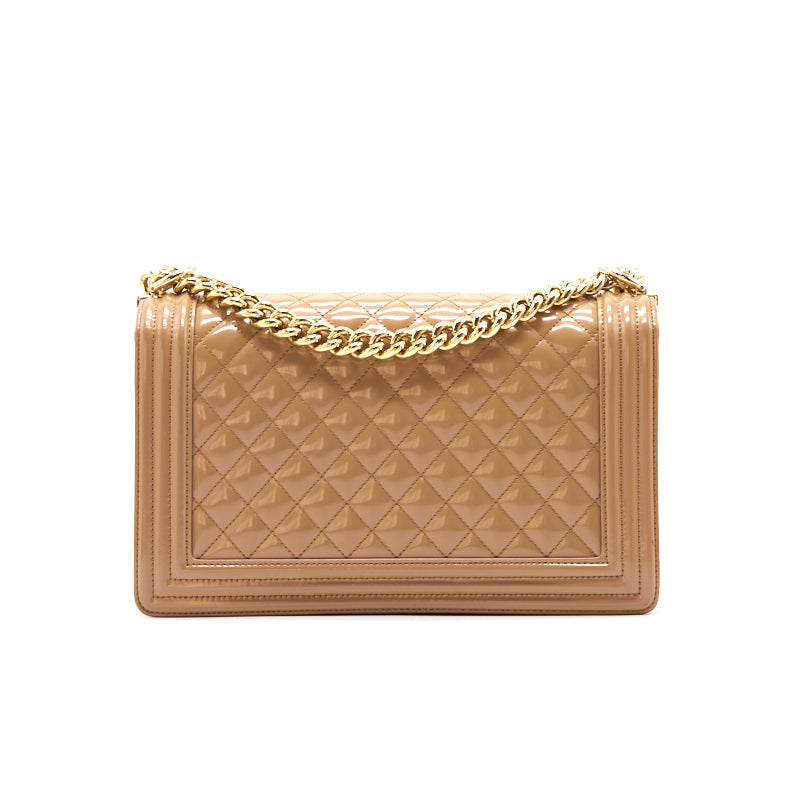 Chanel Leboy New Medium Beige GHW Handbag