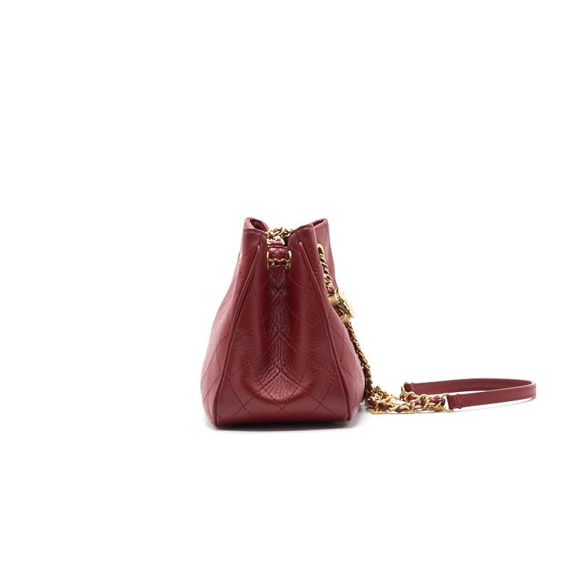 Chanel 2019 SAC Hobo Bag mini limited edition red