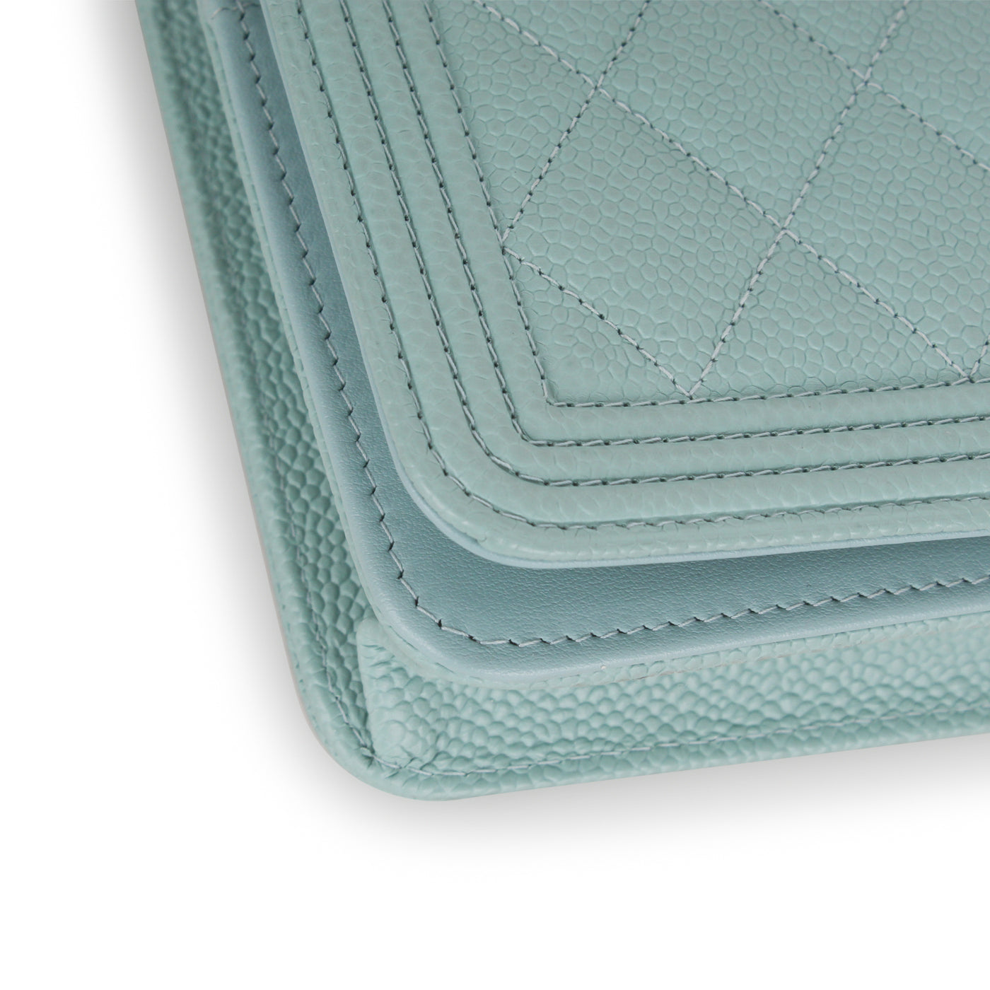 Chanel Boy WOC - Tiffany Blue Caviar