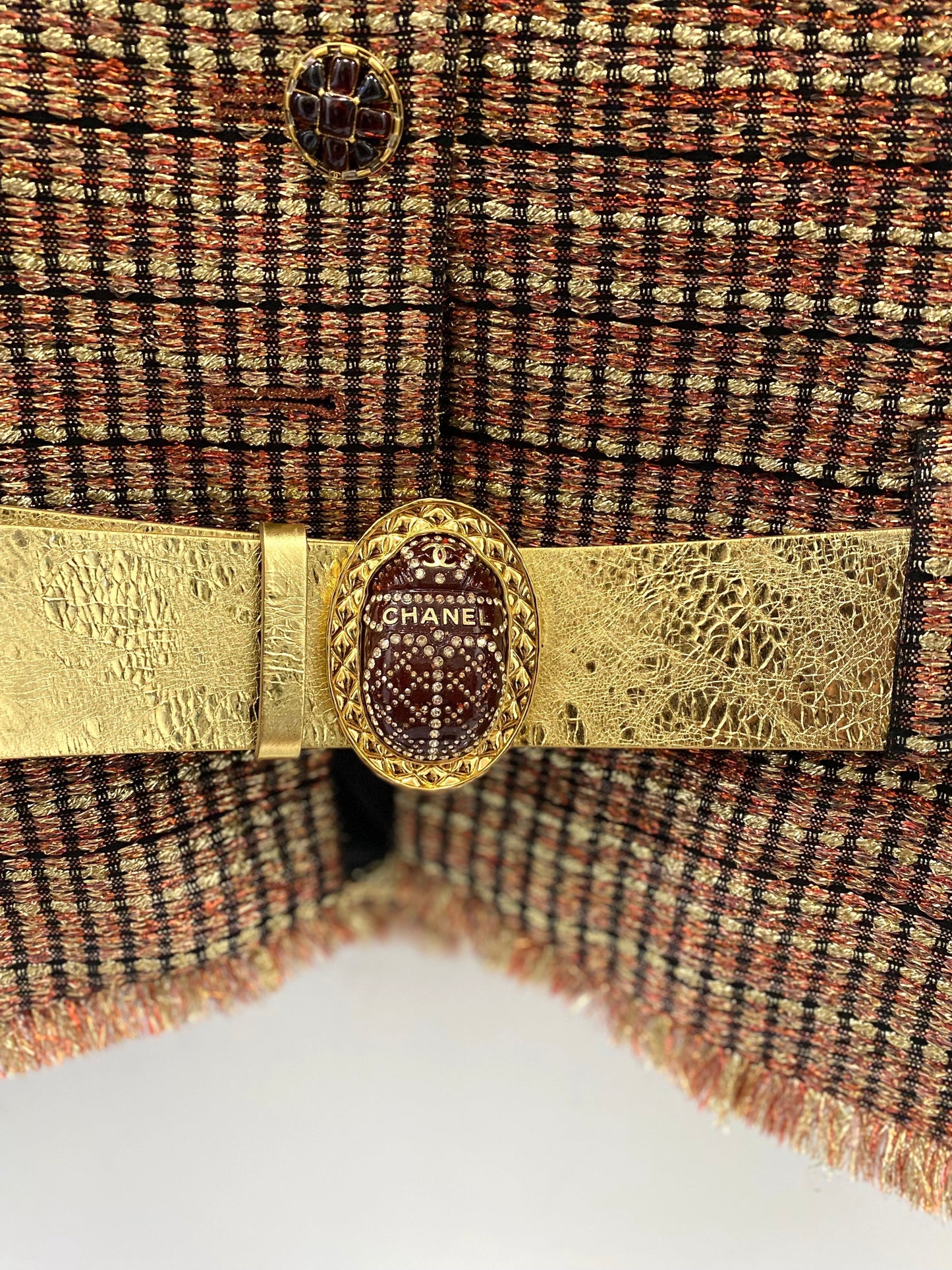 CHANEL BELTED TWEED JACKET Handbag