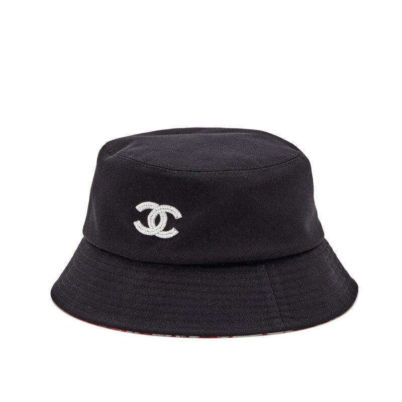 CHANEL CC CANVAS BUCKET HAT Handbag