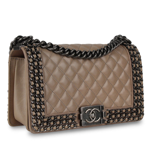 Chanel Enchained Boy Bag - Old Medium