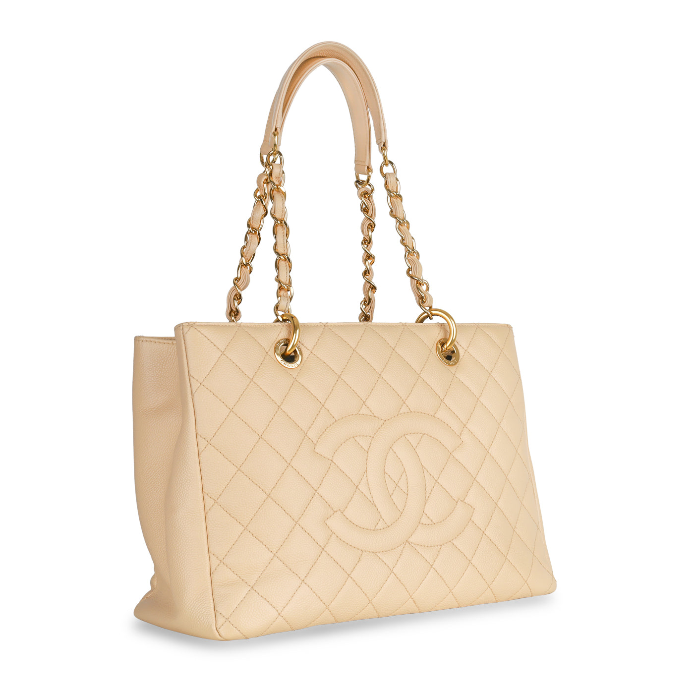 Chanel GST - Beige Caviar